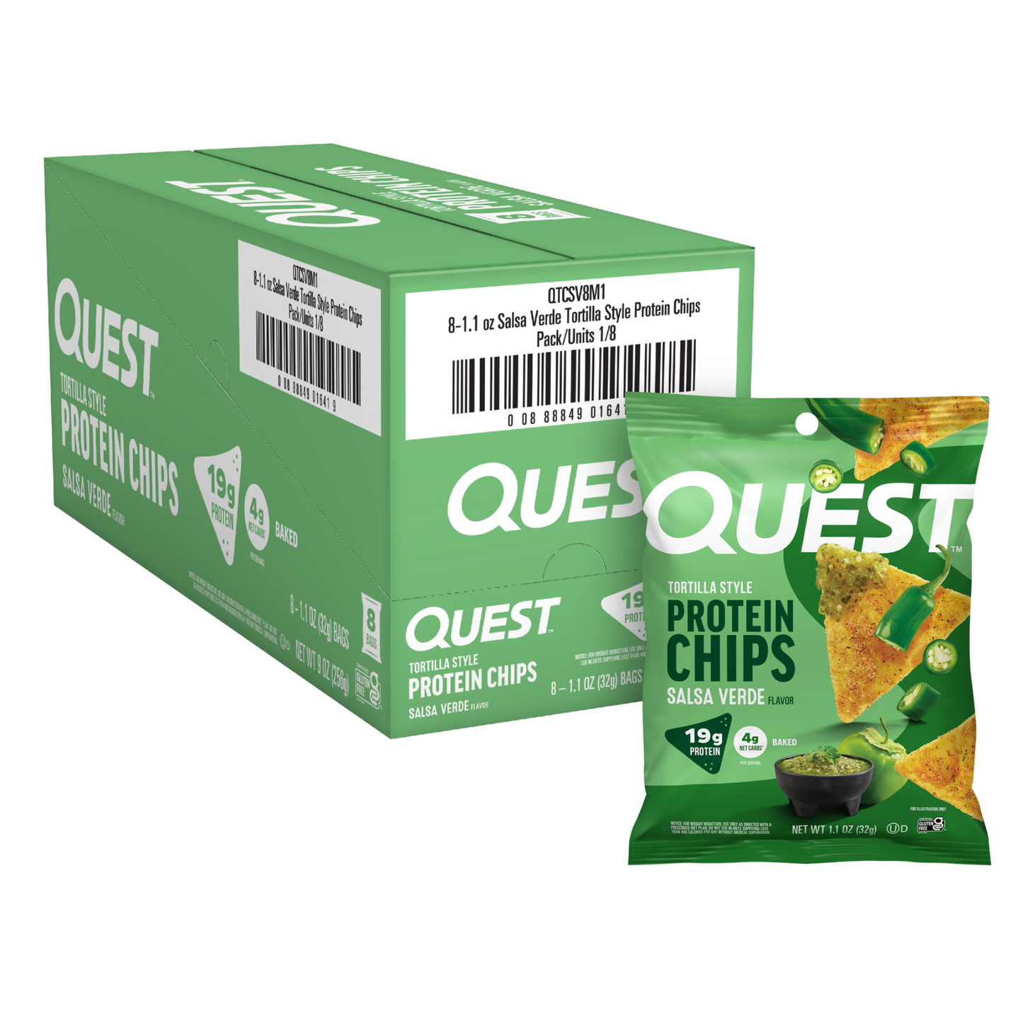 salsa-verde-tortilla-style-protein-chips-l1 110071_QN_USA_Pkg_ProteinChips_Tortilla_SV_8ctCarton_3D_Composite_Force_1.png